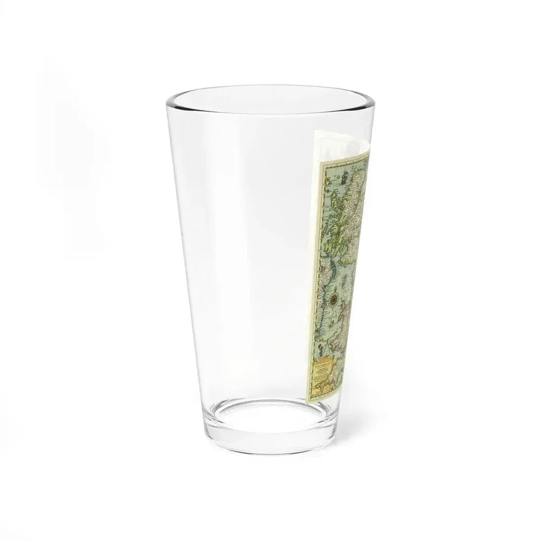 Great Britain - Shakespeare's (1964) (Map) Pint Glass 16oz - Go Mug Yourself