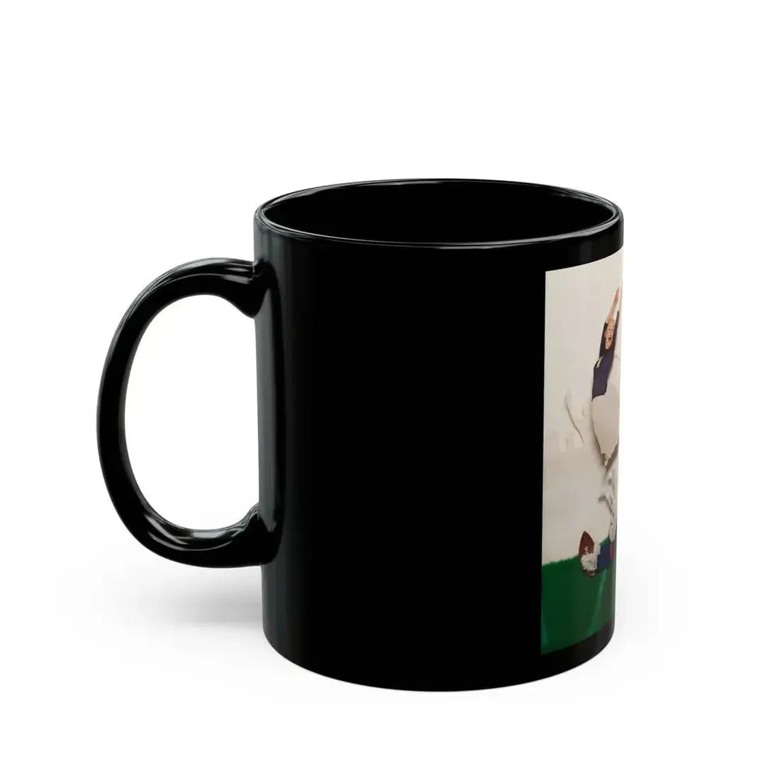 Great Catch!, Playboy magazine college edition cover, October 1956 - Black Coffee Mug - Go Mug Yourself