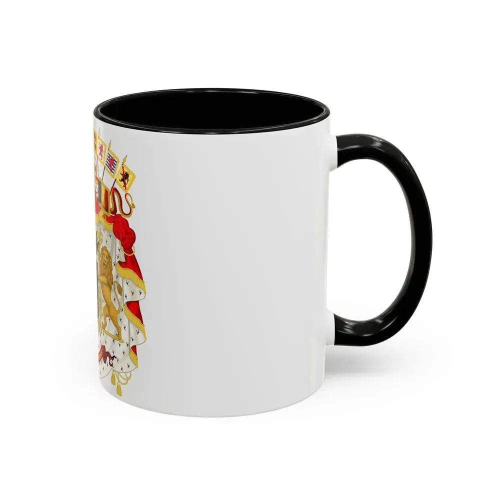 Great coat of arms of Belgium - Accent Coffee Mug - Go Mug Yourself