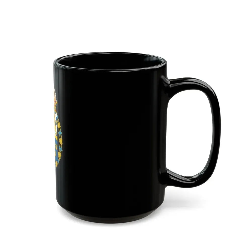 Great coat of arms of Sweden 3 - Black Coffee Mug - Go Mug Yourself