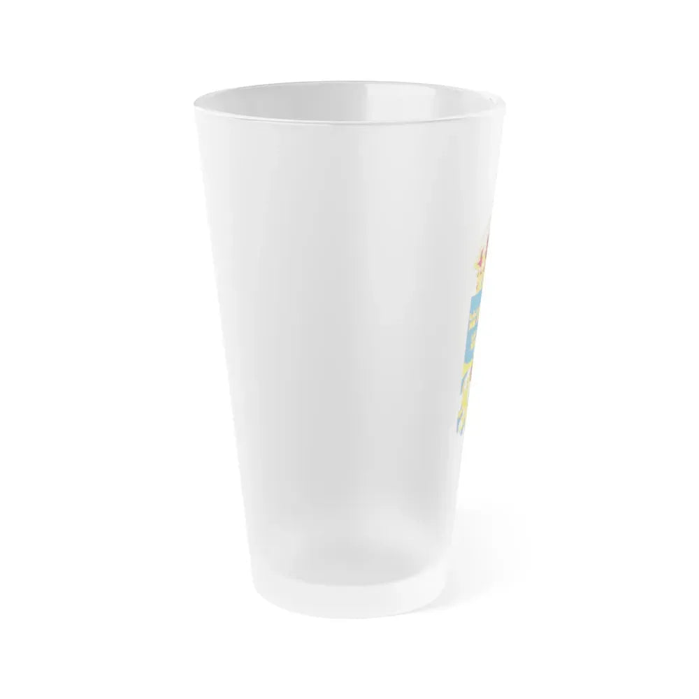 Great coat of arms of Sweden 4 - Frosted Pint Glass 16oz - Go Mug Yourself