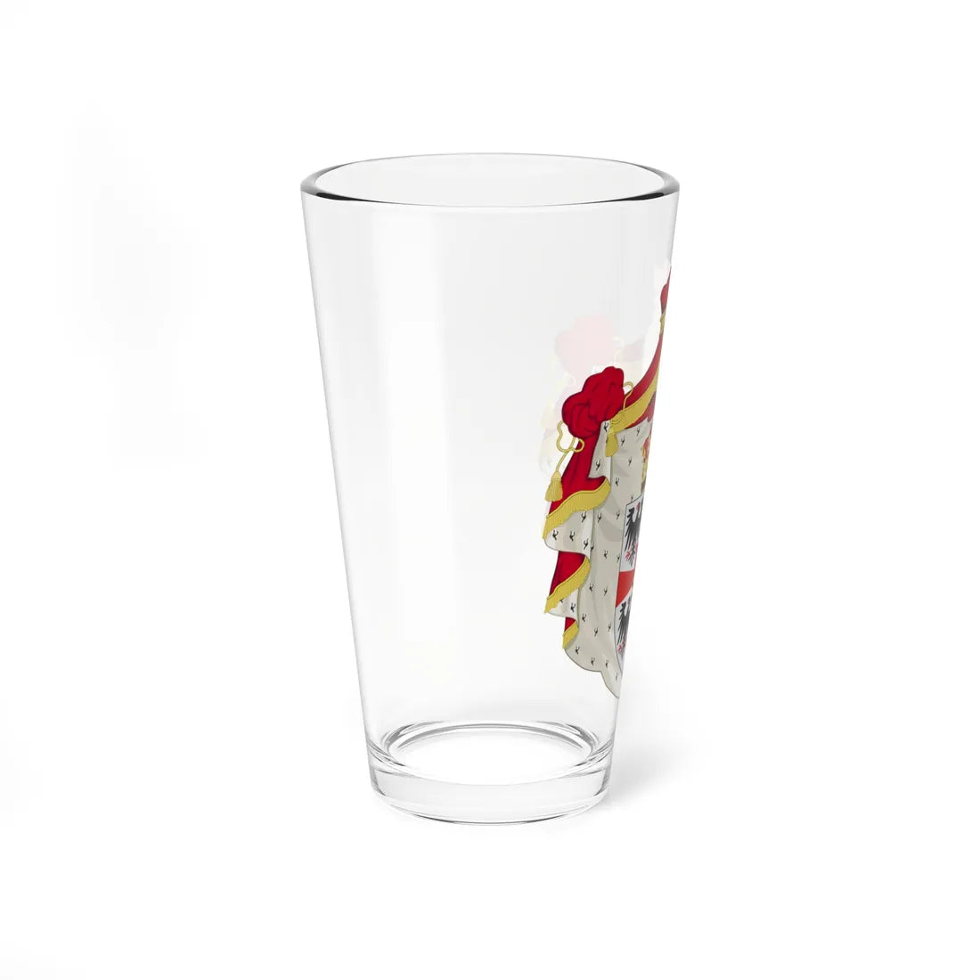 Great coat of arms of the House of Gonzaga post 1530 (Italy) (Coat of Arms) Pint Glass 16oz - Go Mug Yourself