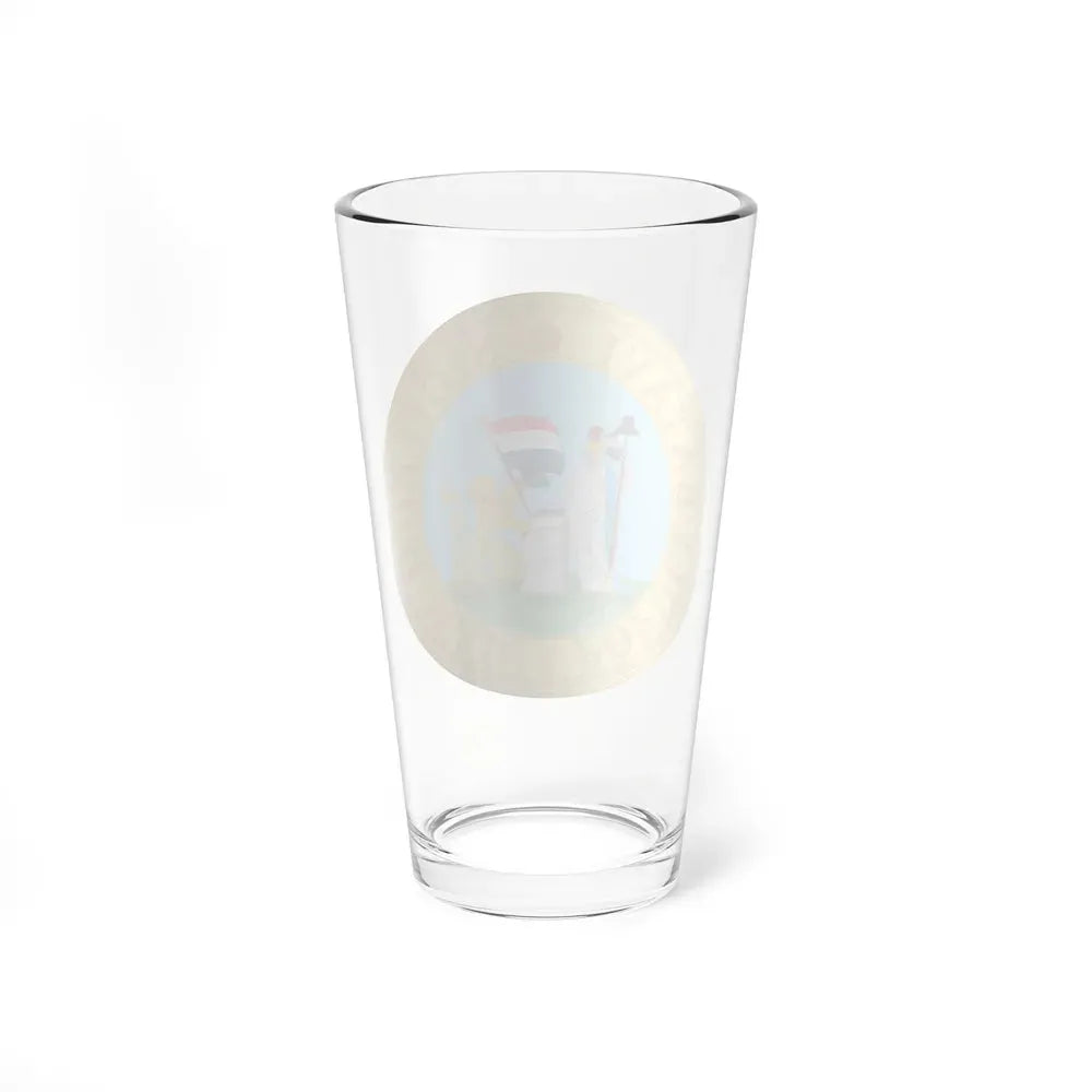 Great Seal of the Batavian Republic (1796) - Pint Glass 16oz - Go Mug Yourself