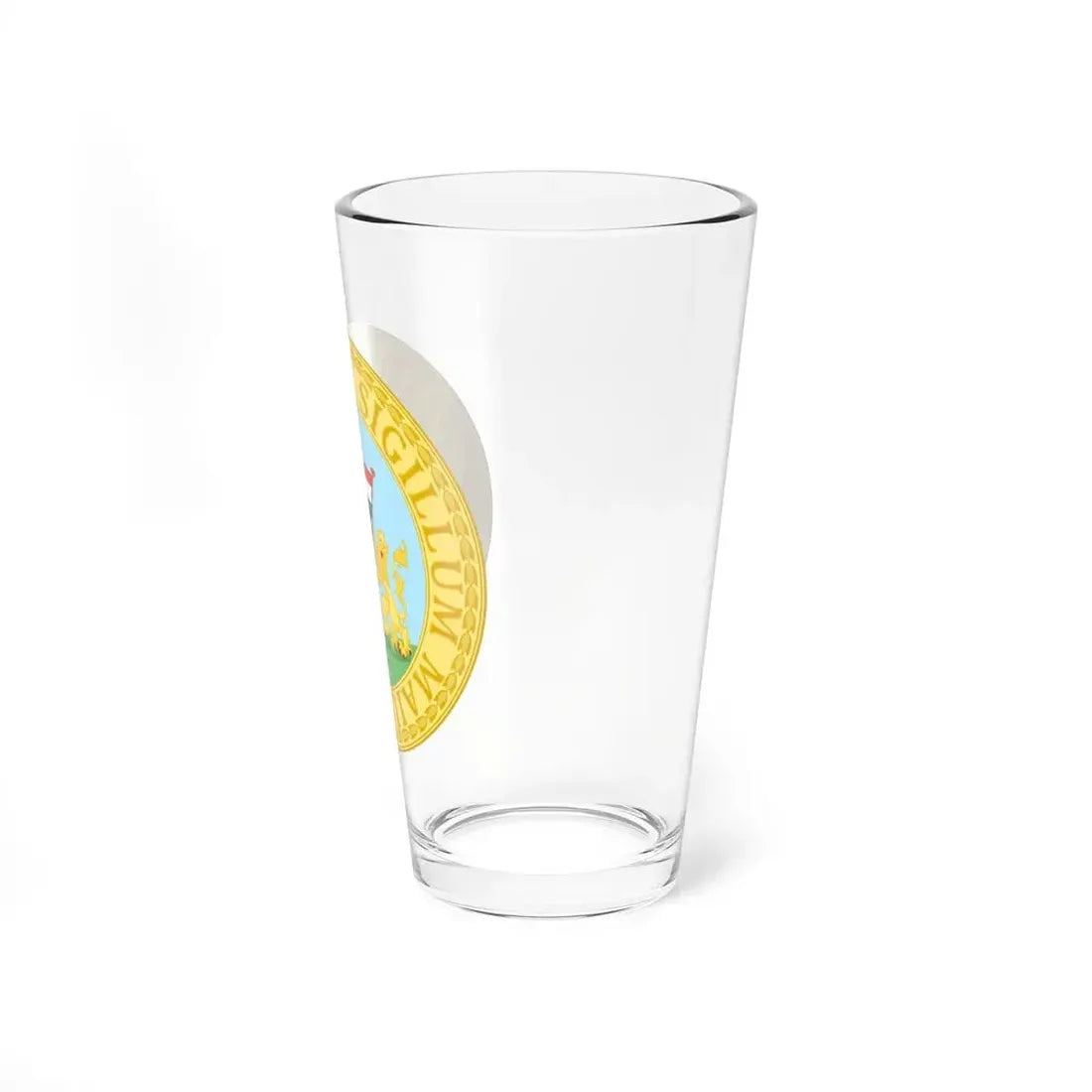 Great Seal of the Batavian Republic (1796) - Pint Glass 16oz - Go Mug Yourself