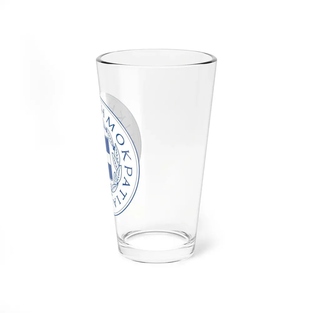 Great Seal of the State (Greece) - Pint Glass 16oz - Go Mug Yourself