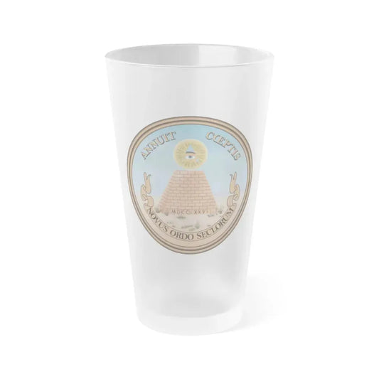 Great Seal of the United States - Frosted Pint Glass 16oz 16oz Frosted - Go Mug Yourself