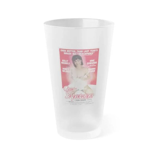 GREAT SEXPECTATIONS 1984 Movie Poster - Frosted Pint Glass 16oz 16oz Frosted - Go Mug Yourself