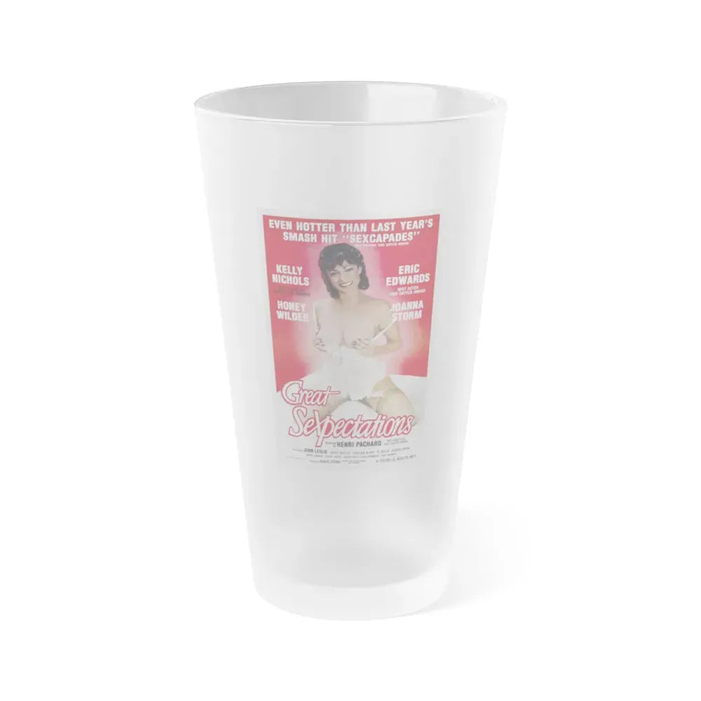 GREAT SEXPECTATIONS 1984 Movie Poster - Frosted Pint Glass 16oz 16oz Frosted - Go Mug Yourself