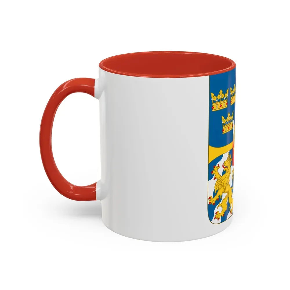 Great shield of arms of Sweden - Accent Coffee Mug - Go Mug Yourself