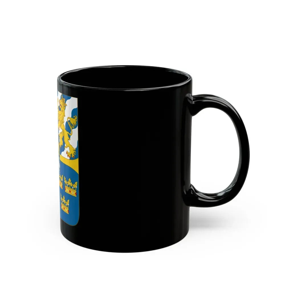 Great shield of arms of Sweden - Black Coffee Mug - Go Mug Yourself