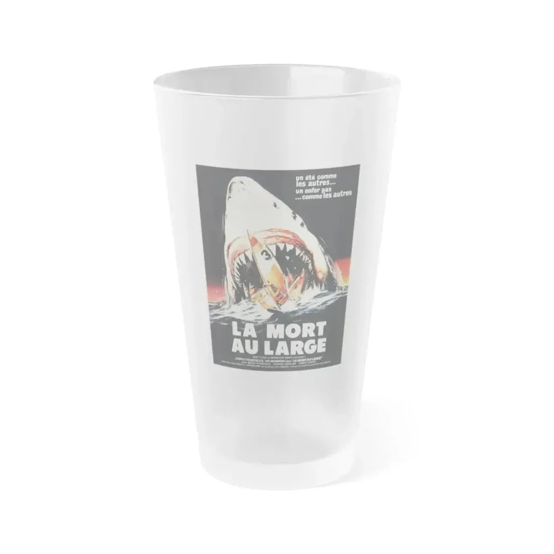 GREAT WHITE (2) 1981 Movie Poster - Frosted Pint Glass 16oz 16oz Frosted - Go Mug Yourself