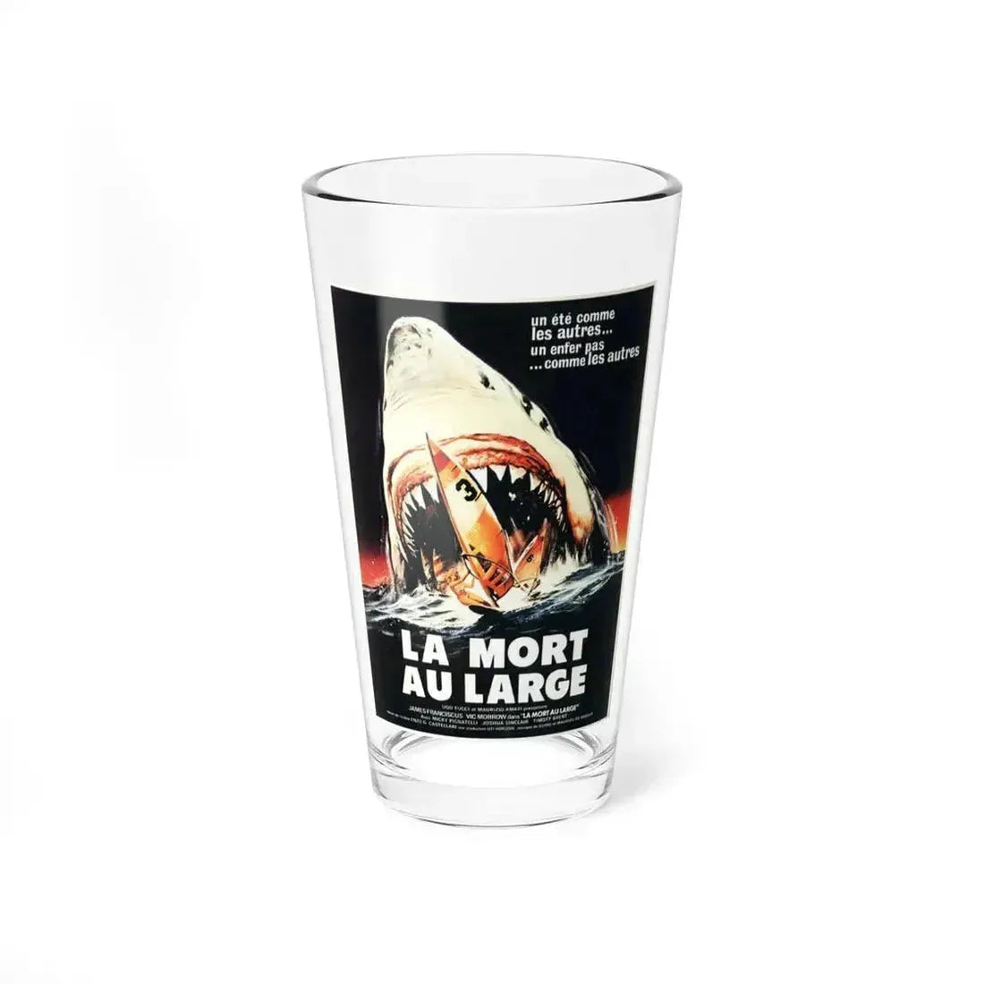 GREAT WHITE (2) 1981 Movie Poster - Pint Glass 16oz 16oz - Go Mug Yourself