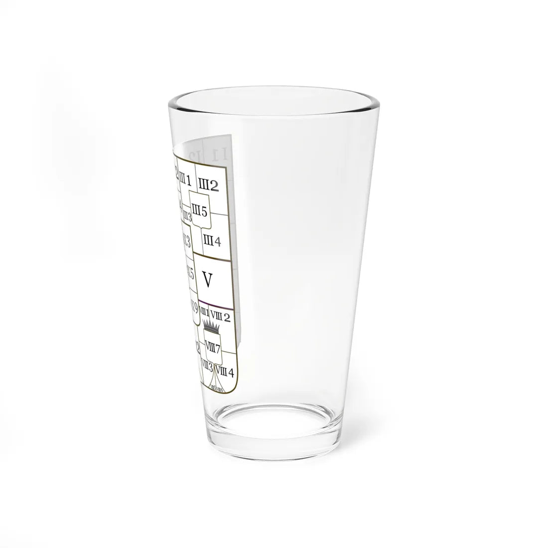 Greater Arms of Joseph II Holy Roman Emperor - Codes (Austria) (Coat of Arms) Pint Glass 16oz - Go Mug Yourself