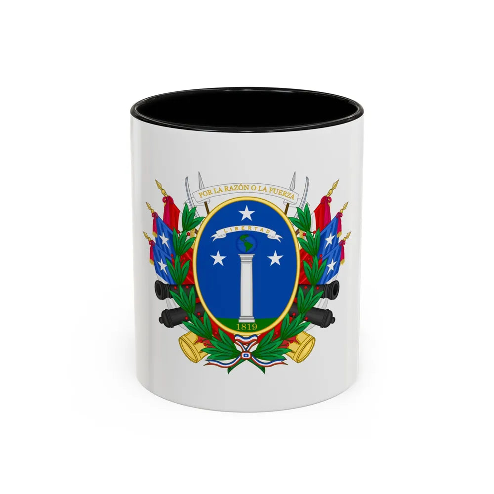 Greater Coat of Arms of Chile (1819-1834) - Accent Coffee Mug 11oz Black - Go Mug Yourself