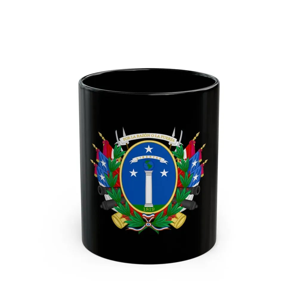 Greater Coat of Arms of Chile (1819-1834) - Black Coffee Mug 11oz - Go Mug Yourself
