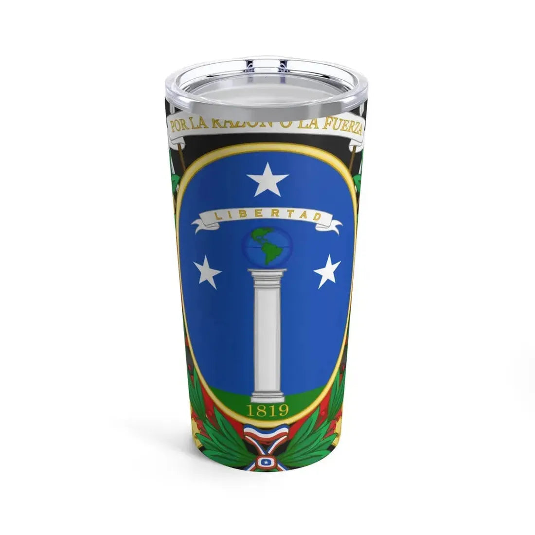 Greater Coat of Arms of Chile (1819-1834) - Tumbler 20oz 20oz - Go Mug Yourself
