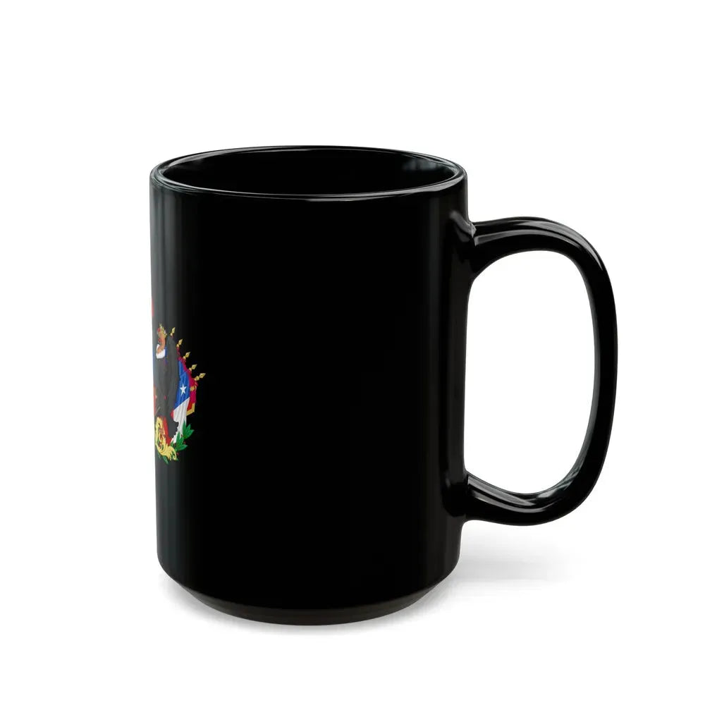 Greater Coat of Arms of Chile (1834-1920) - Black Coffee Mug - Go Mug Yourself