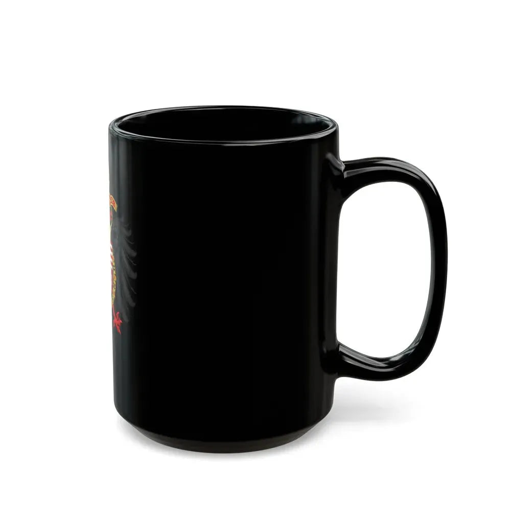 Greater Coat of Arms of Ferdinand I, Holy Roman Emperor - Black Coffee Mug - Go Mug Yourself