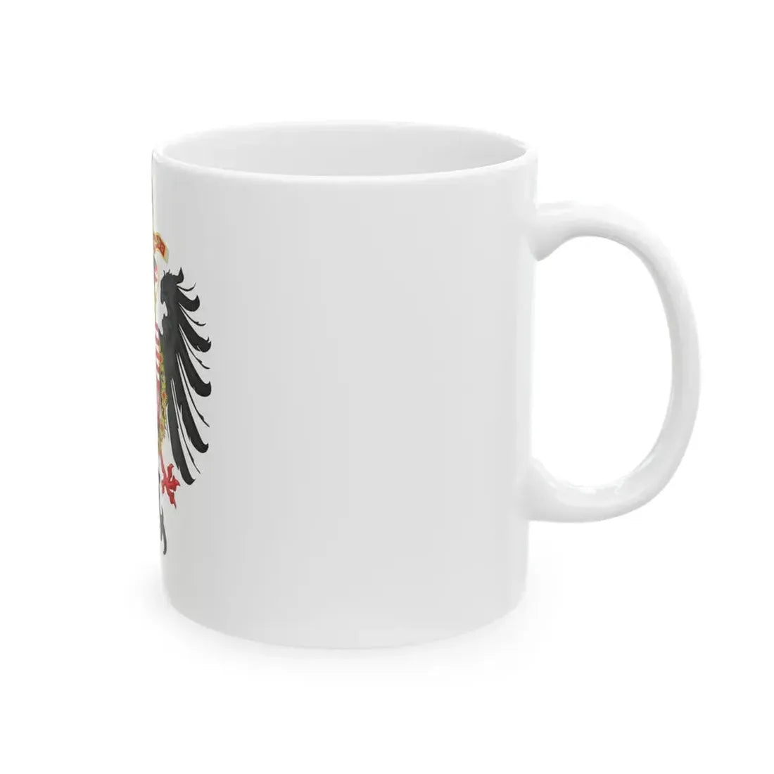 Greater Coat of Arms of Ferdinand I, Holy Roman Emperor - White Coffee Mug - Go Mug Yourself