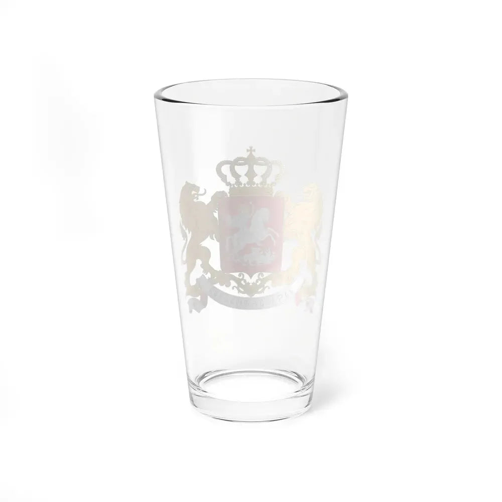 Greater coat of arms of Georgia - Pint Glass 16oz - Go Mug Yourself