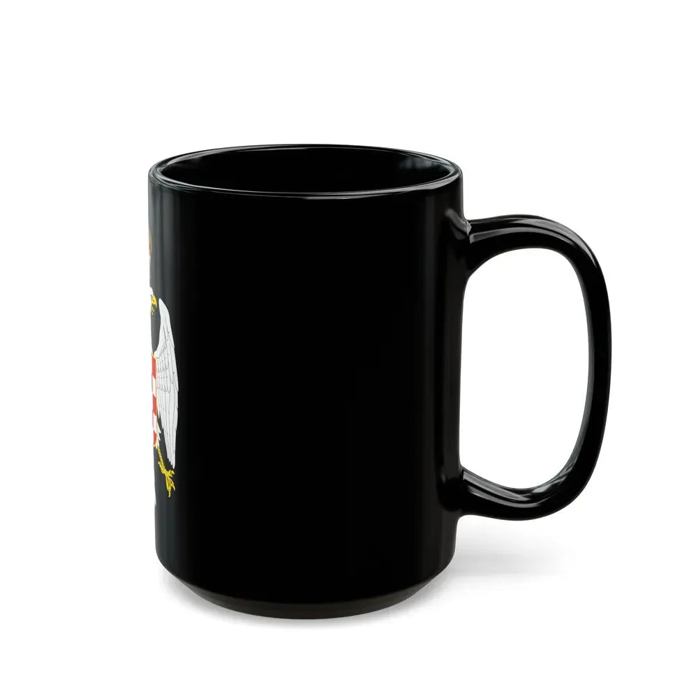 Greater coat of arms of the Banate of Croatia - Black Coffee Mug - Go Mug Yourself