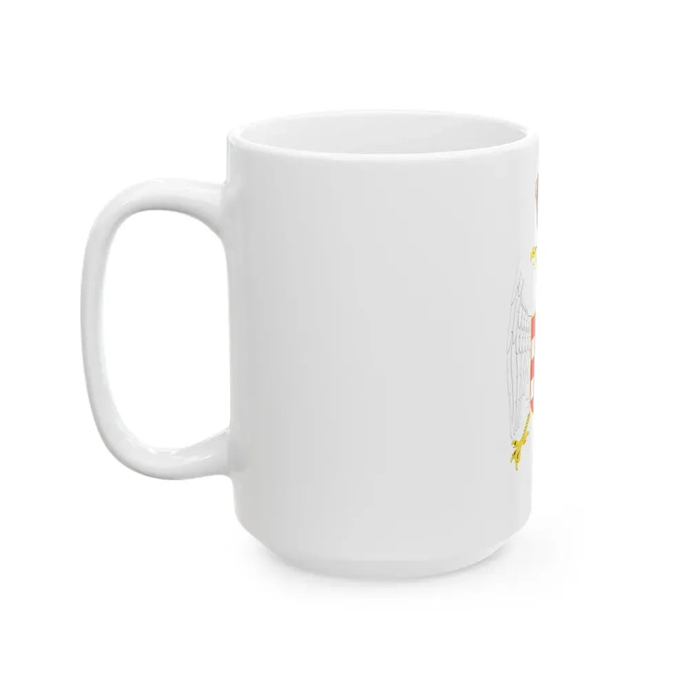 Greater coat of arms of the Banate of Croatia - White Coffee Mug - Go Mug Yourself