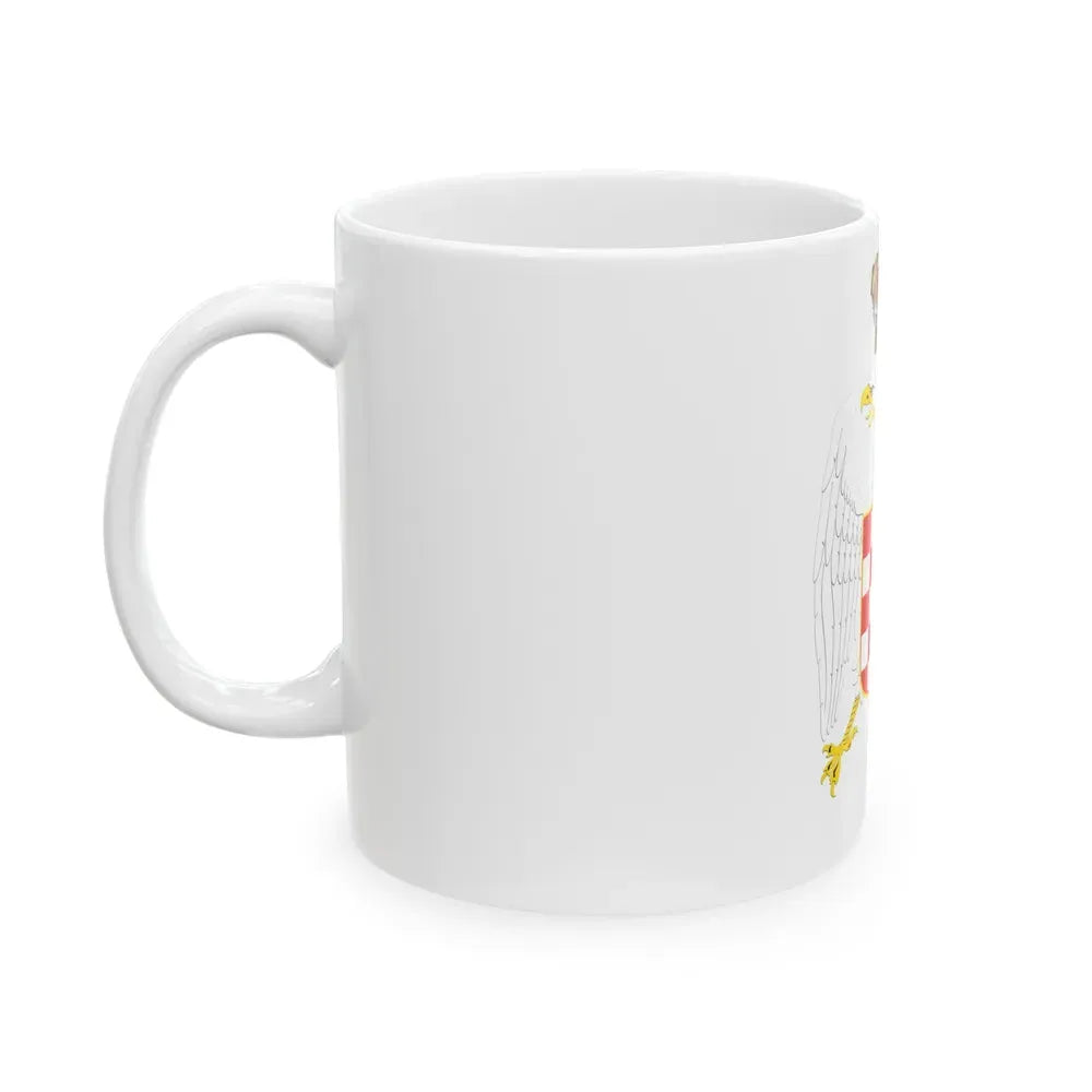 Greater coat of arms of the Banate of Croatia - White Coffee Mug - Go Mug Yourself