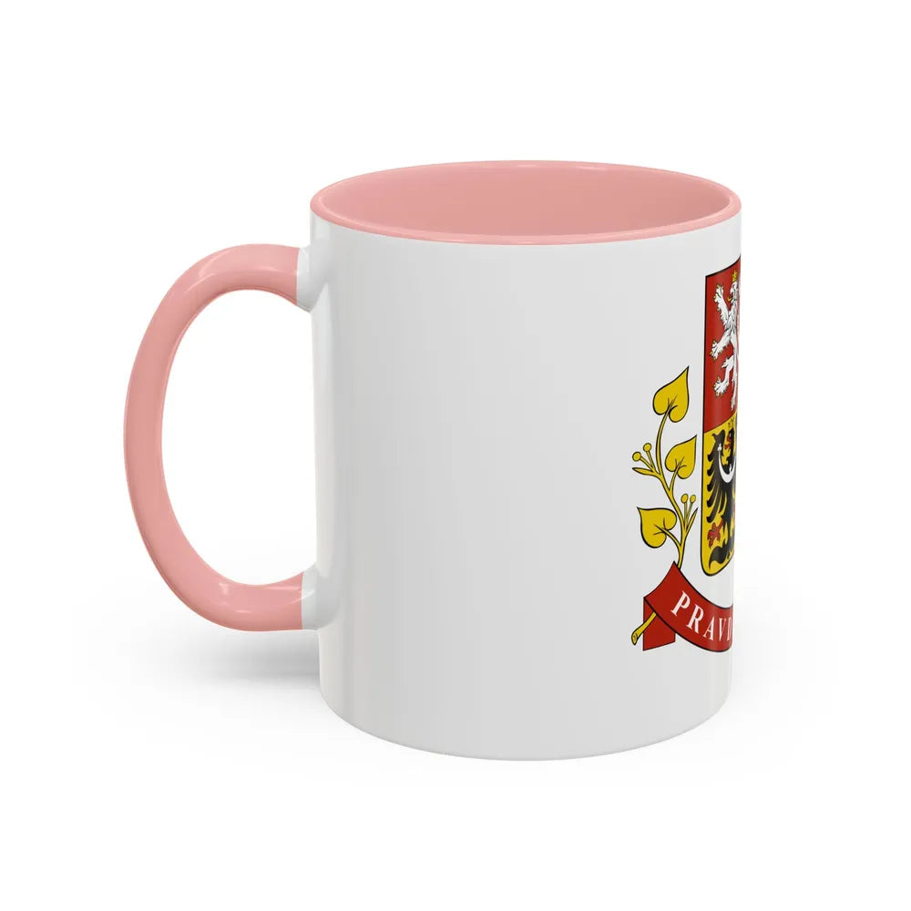 Greater coat of arms of the Czech Republic (Presidential version) - Accent Coffee Mug - Go Mug Yourself