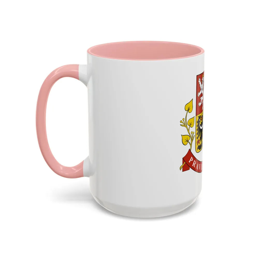Greater coat of arms of the Czech Republic (Presidential version) - Accent Coffee Mug - Go Mug Yourself