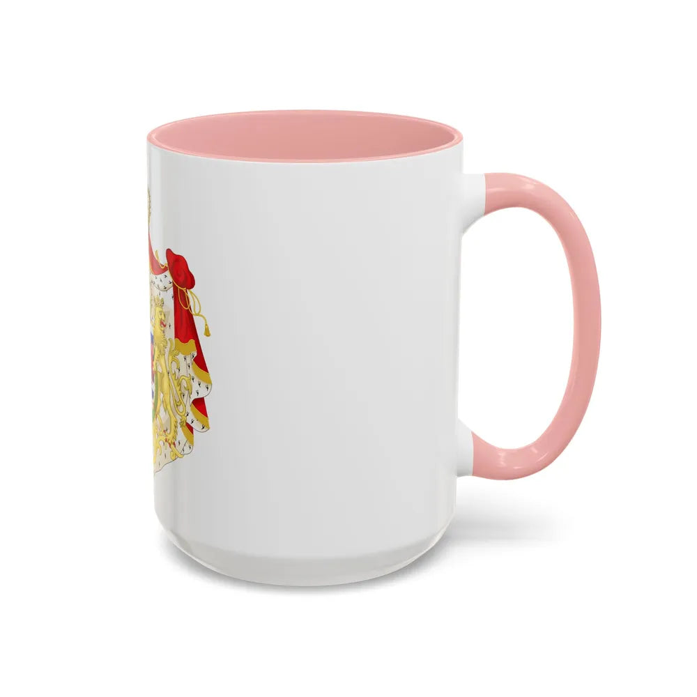 Greater coat of arms of the grand-duchy of Luxembourg 2 - Accent Coffee Mug - Go Mug Yourself