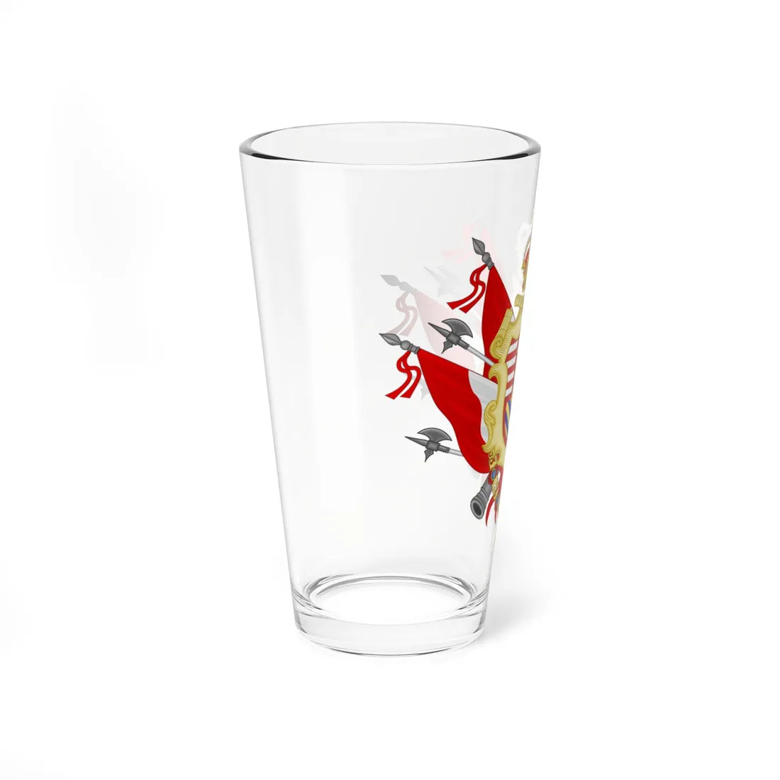 Greater coat of Arms of the Grand duchy of Tuscany (Italy) (Coat of Arms) Pint Glass 16oz - Go Mug Yourself