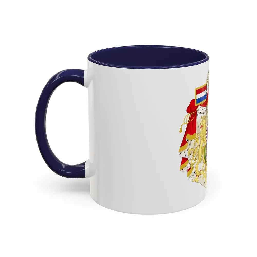 Greater coat of arms of the Grand Duke of Luxembourg (2000) - Accent Coffee Mug - Go Mug Yourself