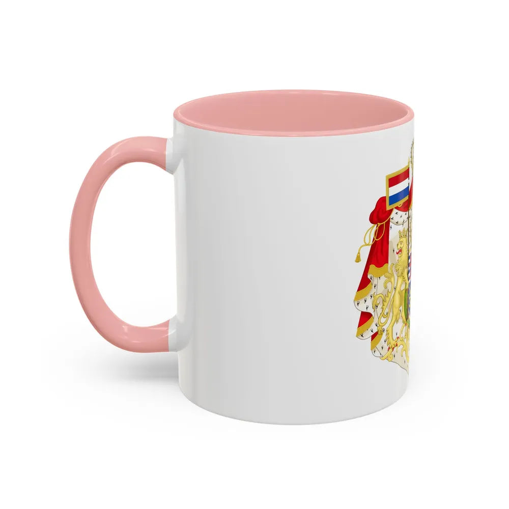 Greater coat of arms of the Grand Duke of Luxembourg (2000) - Accent Coffee Mug - Go Mug Yourself