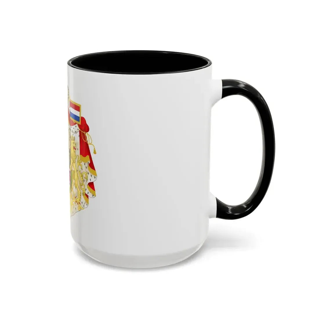 Greater coat of arms of the Grand Duke of Luxembourg (2000) - Accent Coffee Mug - Go Mug Yourself