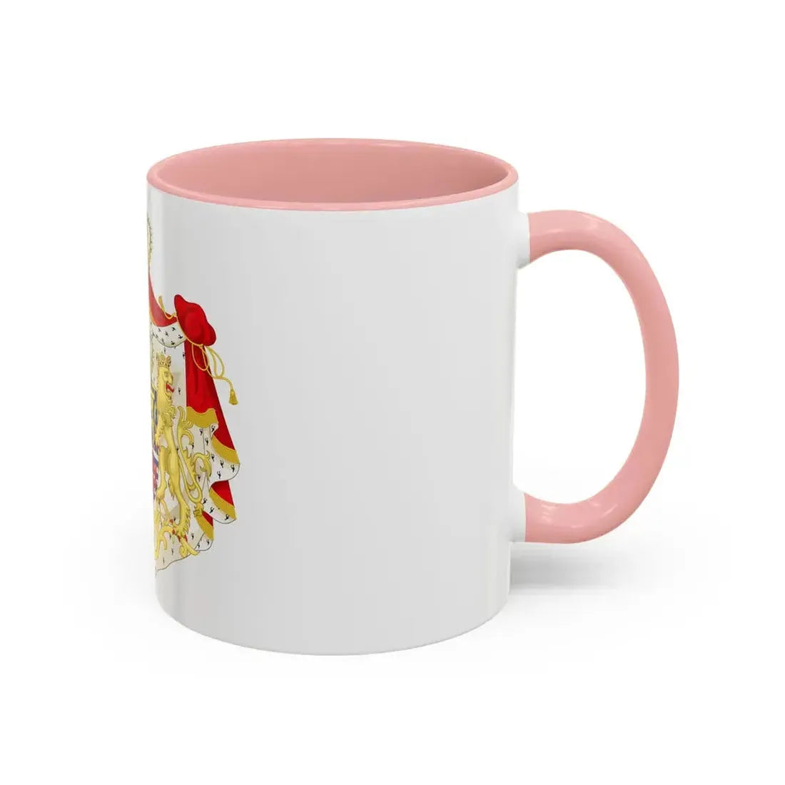 Greater coat of arms of the Hereditary Grand Duke of Luxembourg (2000) - Accent Coffee Mug - Go Mug Yourself