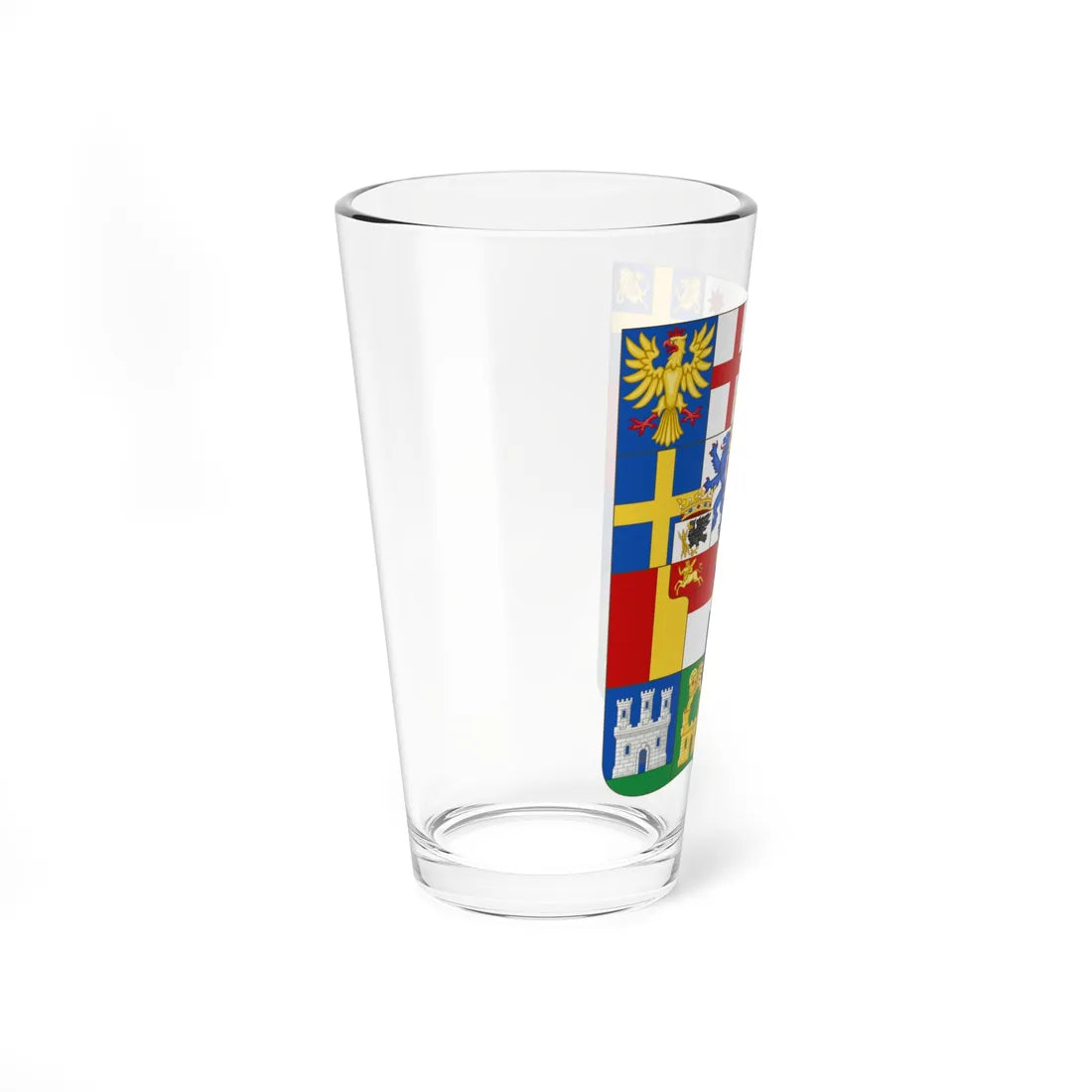Greater Coat of Arms of the Republic of Venice 1680 escutcheon (Italy) (Coat of Arms) Pint Glass 16oz - Go Mug Yourself