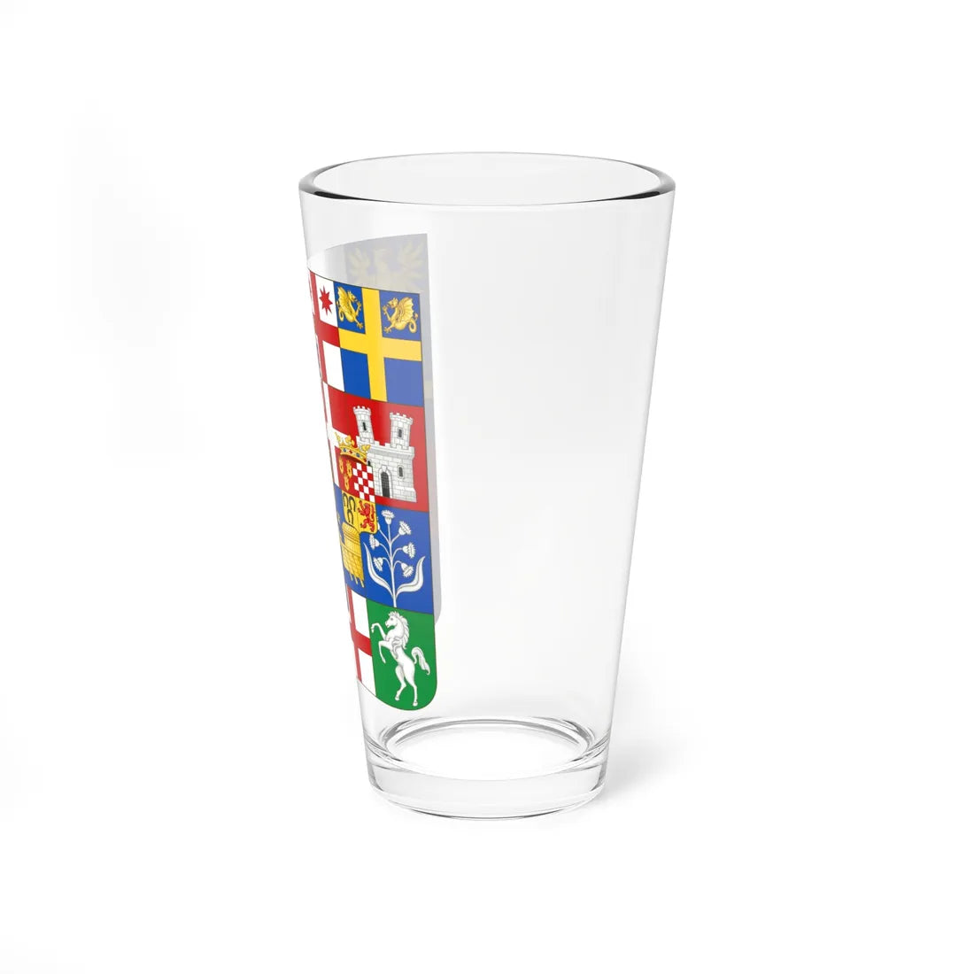 Greater Coat of Arms of the Republic of Venice 1680 escutcheon (Italy) (Coat of Arms) Pint Glass 16oz - Go Mug Yourself