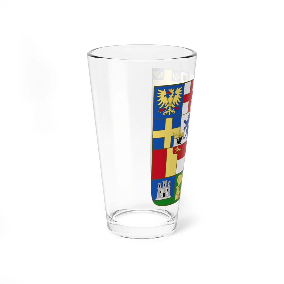 Greater coat of arms of the Republic of Venice 1680 (Italy) (Coat of Arms) Pint Glass 16oz - Go Mug Yourself