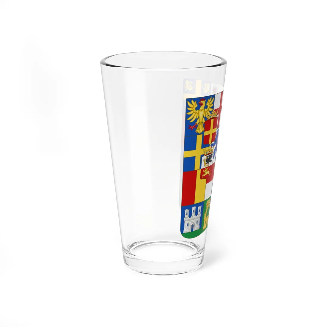 Greater Coat of Arms of the Republic of Venice 1706 escutcheon (Italy) (Coat of Arms) Pint Glass 16oz - Go Mug Yourself