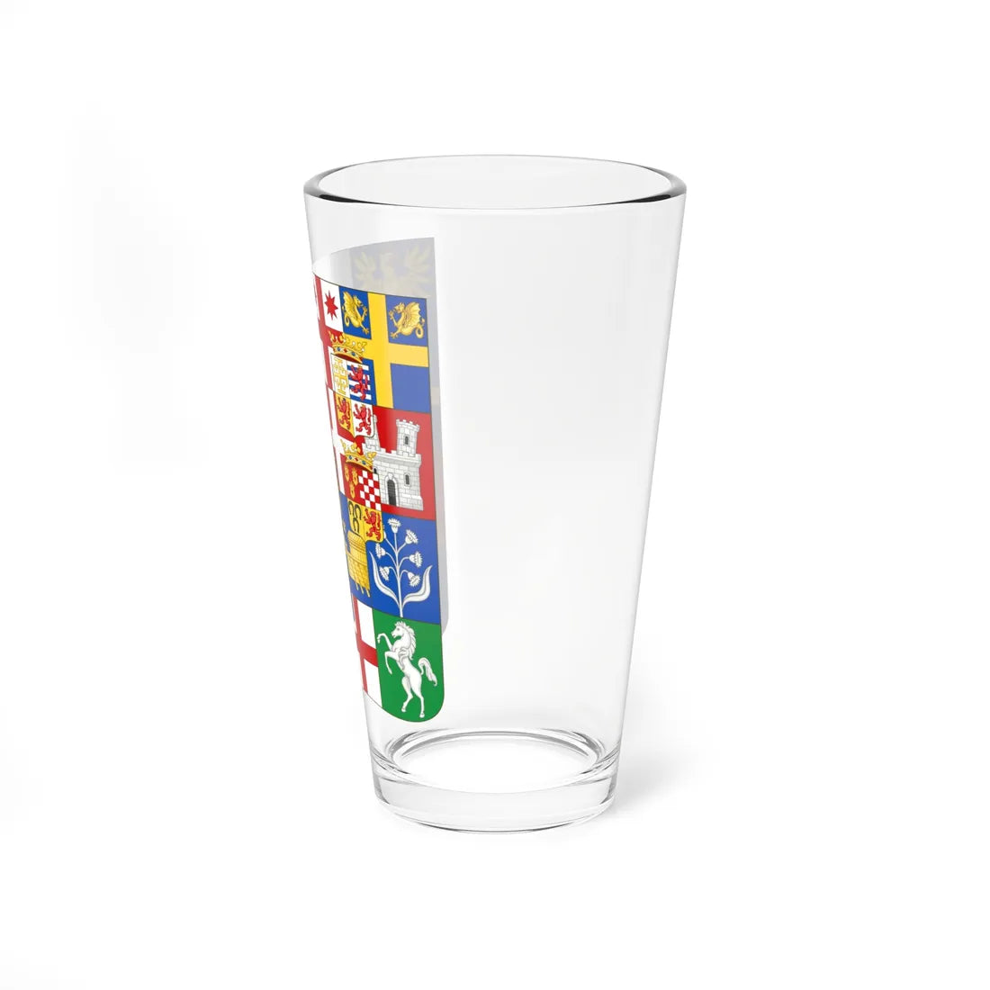 Greater Coat of Arms of the Republic of Venice 1706 escutcheon (Italy) (Coat of Arms) Pint Glass 16oz - Go Mug Yourself