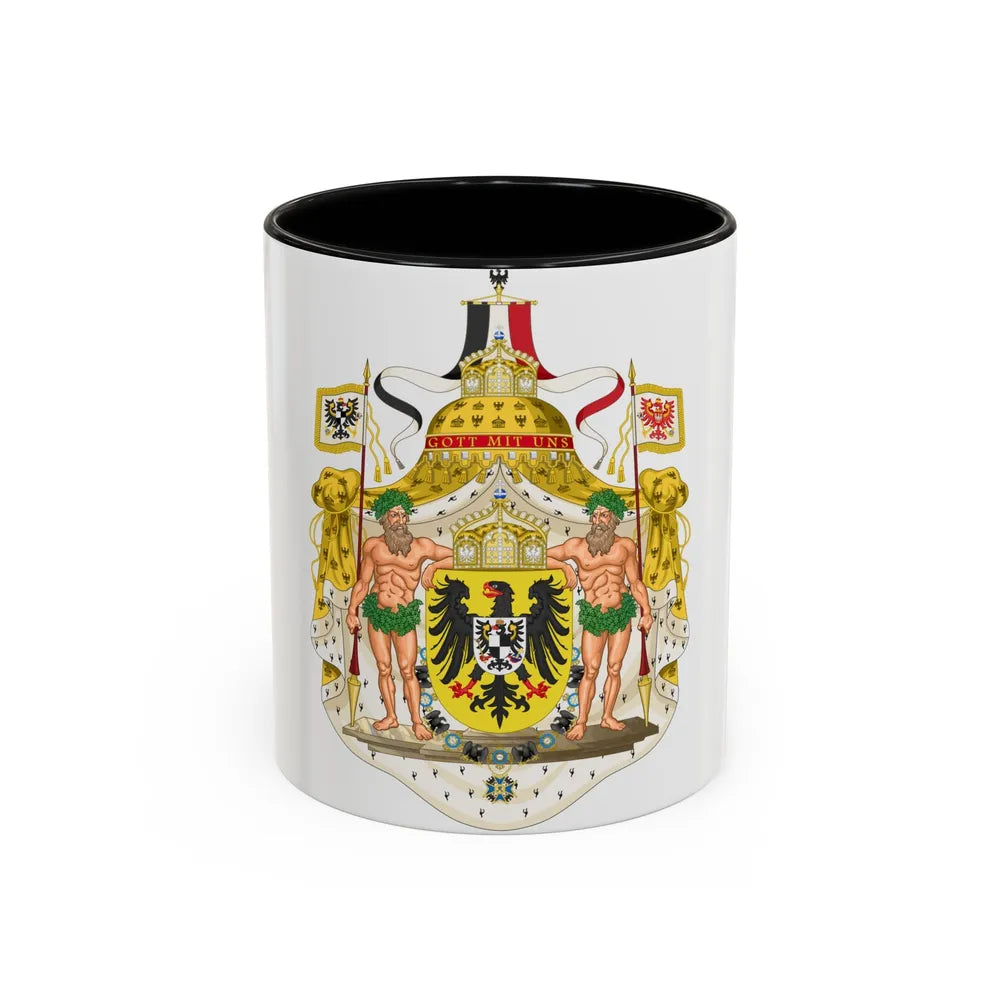 Greater imperial coat of arms of Germany - Accent Coffee Mug 11oz Black - Go Mug Yourself
