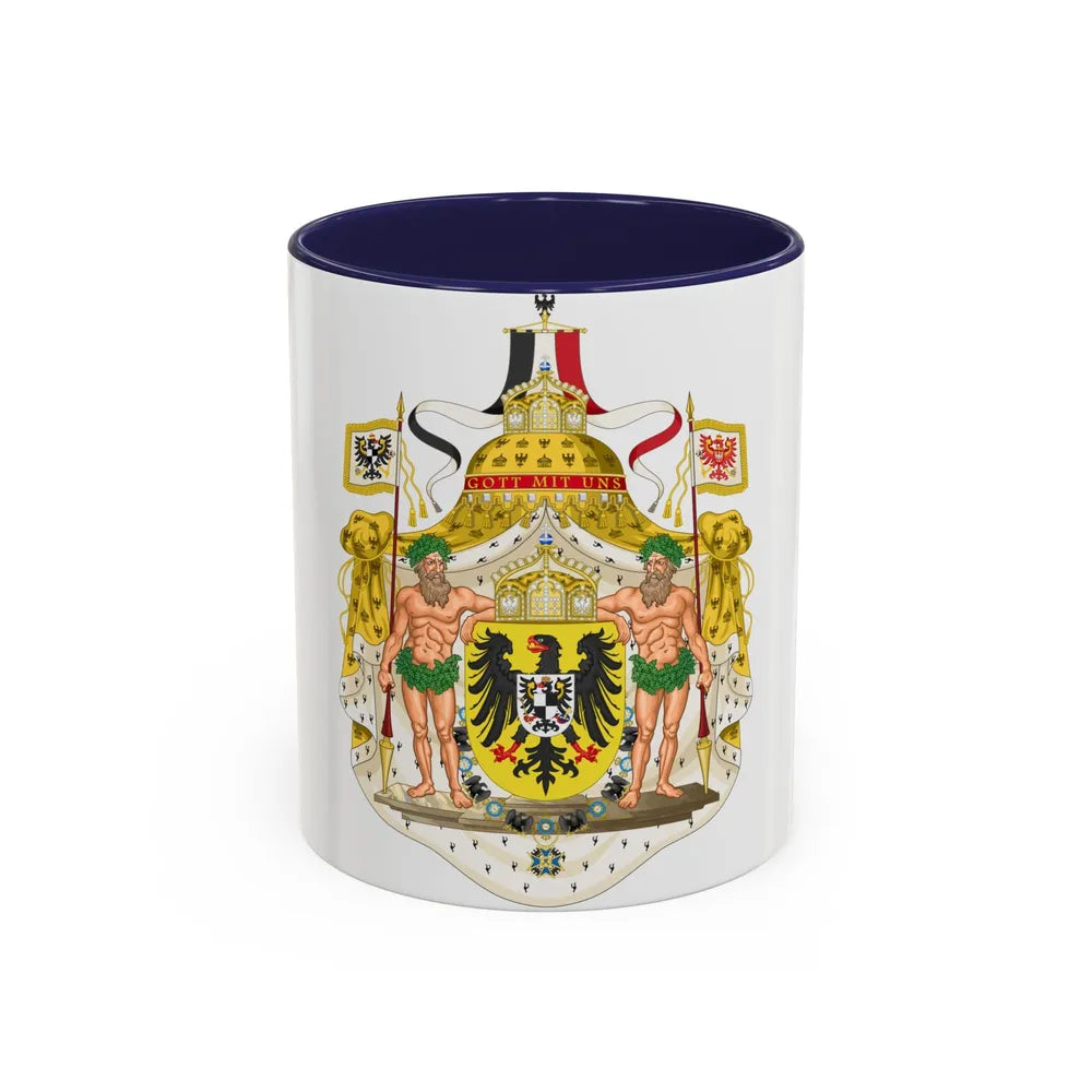 Greater imperial coat of arms of Germany - Accent Coffee Mug 11oz Navy - Go Mug Yourself