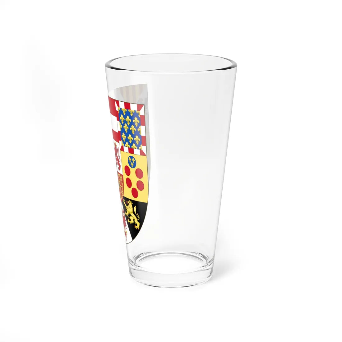 Greater Royal Arms of Spain 1931-Escutcheon of France (Spain) (Coat of Arms) Pint Glass 16oz - Go Mug Yourself