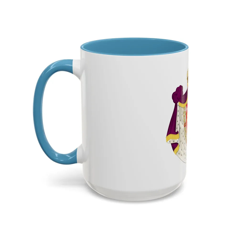 Greater royal coat of arms of Norway - Accent Coffee Mug - Go Mug Yourself