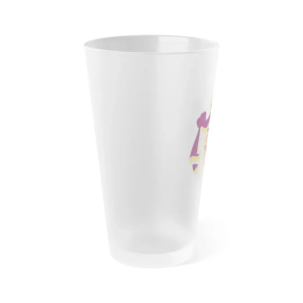 Greater royal coat of arms of Norway - Frosted Pint Glass 16oz - Go Mug Yourself