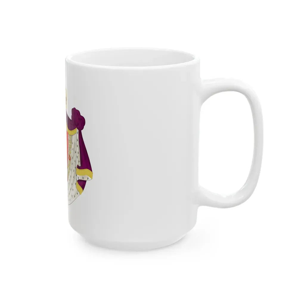 Greater royal coat of arms of Norway - White Coffee Mug - Go Mug Yourself