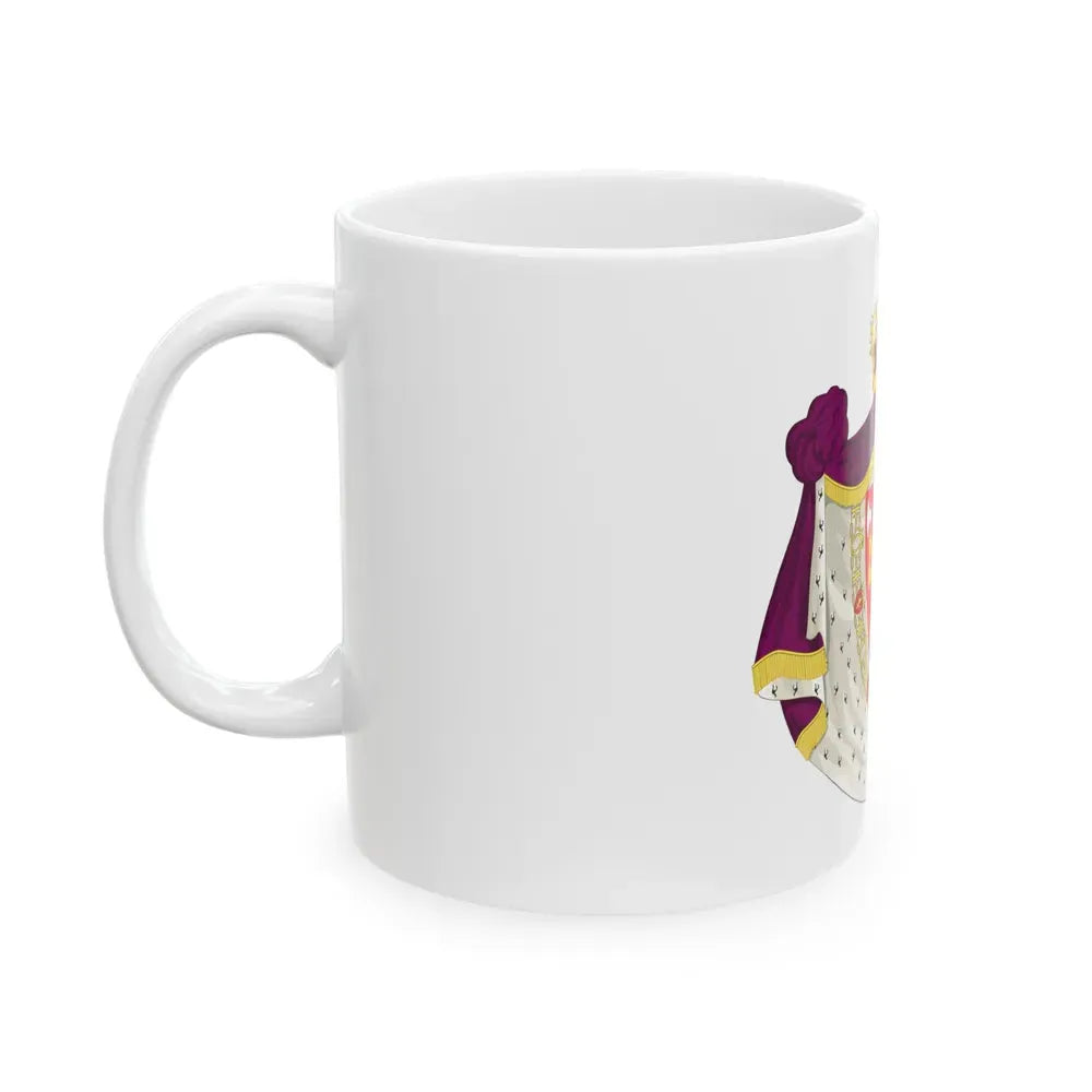Greater royal coat of arms of Norway - White Coffee Mug - Go Mug Yourself