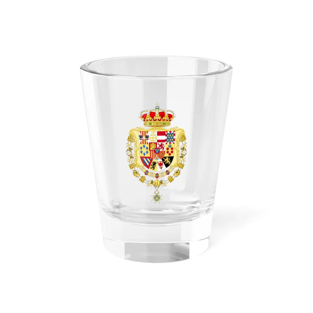 Greater Royal Coat of Arms of Spain (1931) - Shot Glass 1.5oz 1.5oz - Go Mug Yourself