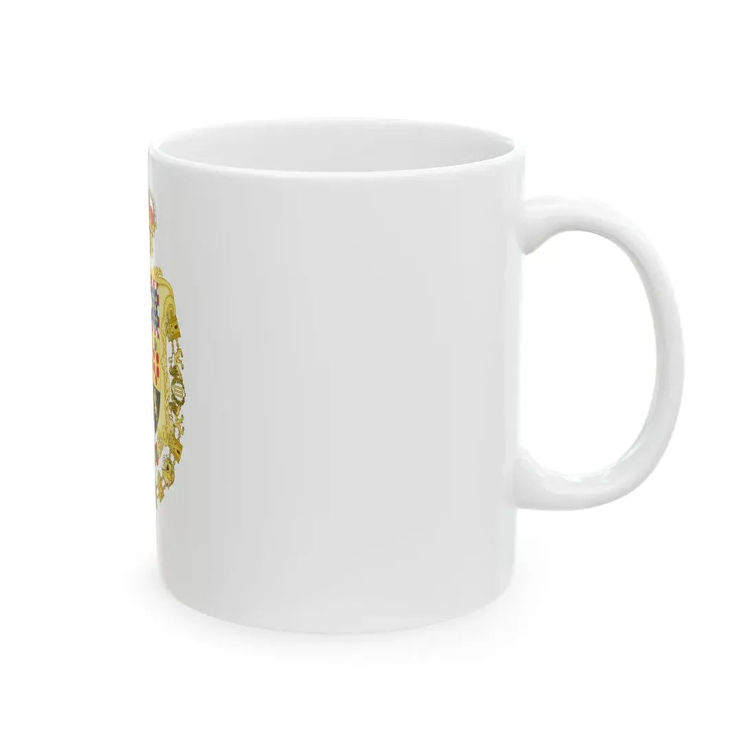 Greater Royal Coat of Arms of Spain (1931) - White Coffee Mug - Go Mug Yourself