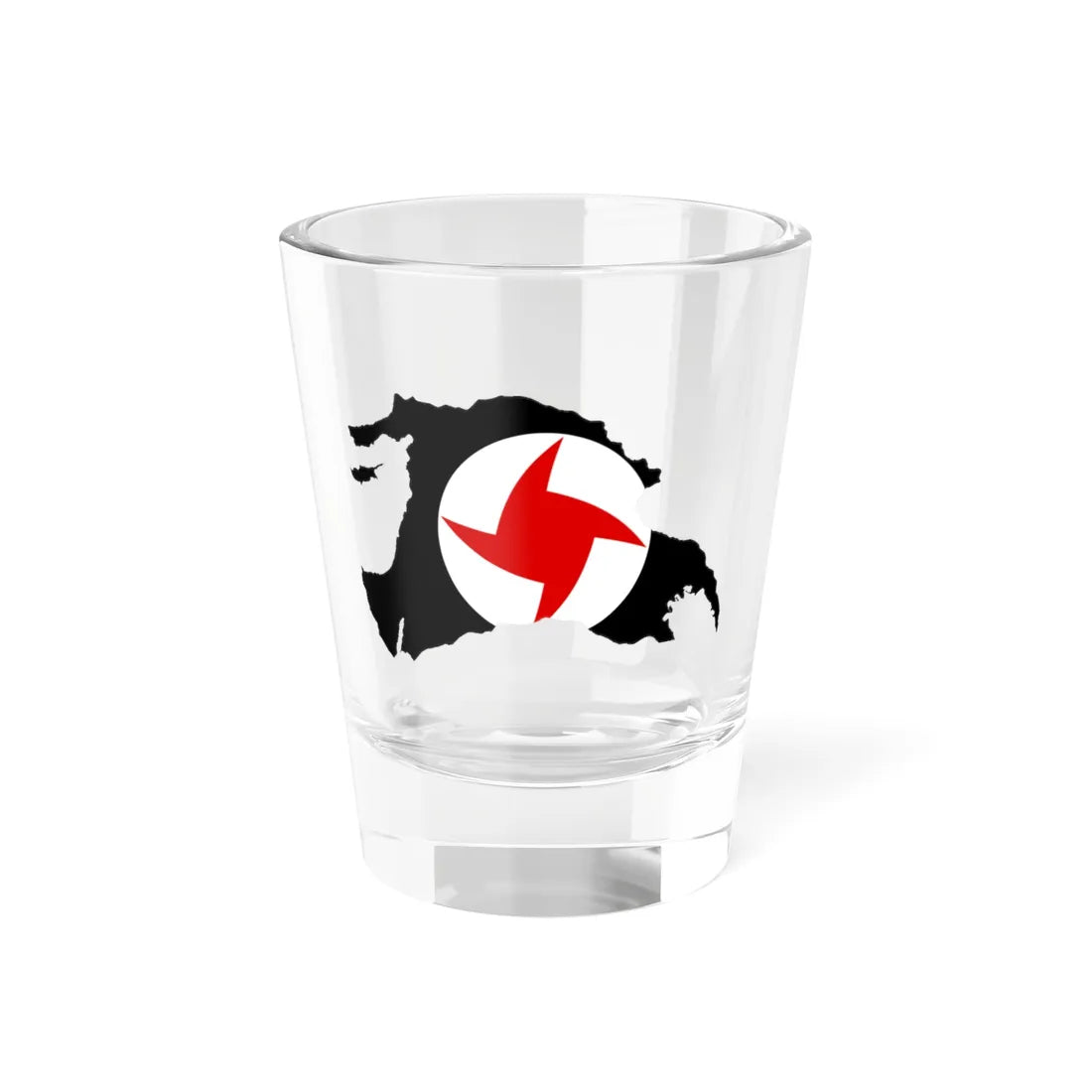 Greater Syria with Syrian Social Nationalist Party Flag (Syria) Shot Glass 1.5oz 1.5oz - Go Mug Yourself
